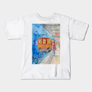 Underwater Trainstation Kids T-Shirt